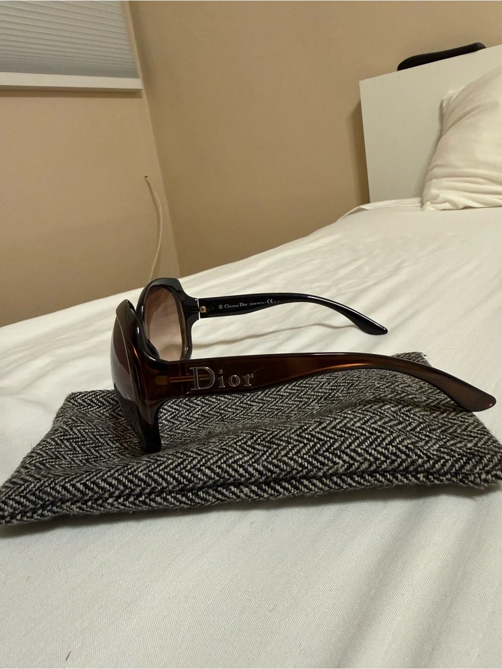 Dior Oversized Brown Gradient Sunglasses